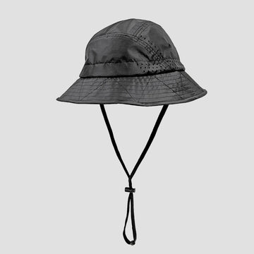 BASIX Rover Hat 頭圍調節特寫，後置彈性繩扣與魔鬼氈織帶雙重調節