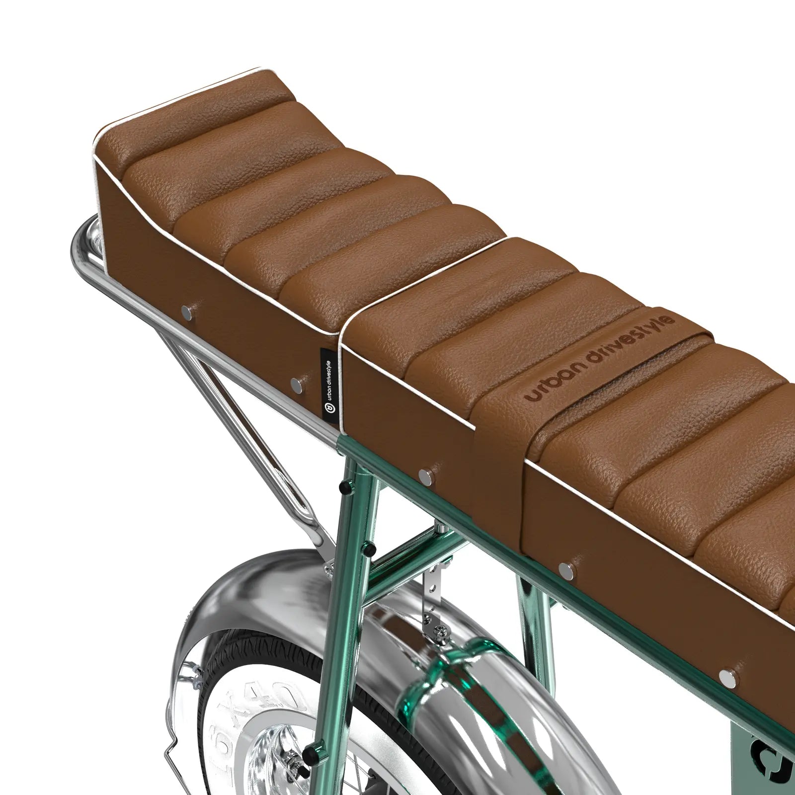 SEic Unimoke 電輔車配件，加長鉚釘座墊組毛毛蟲橫條紋設計