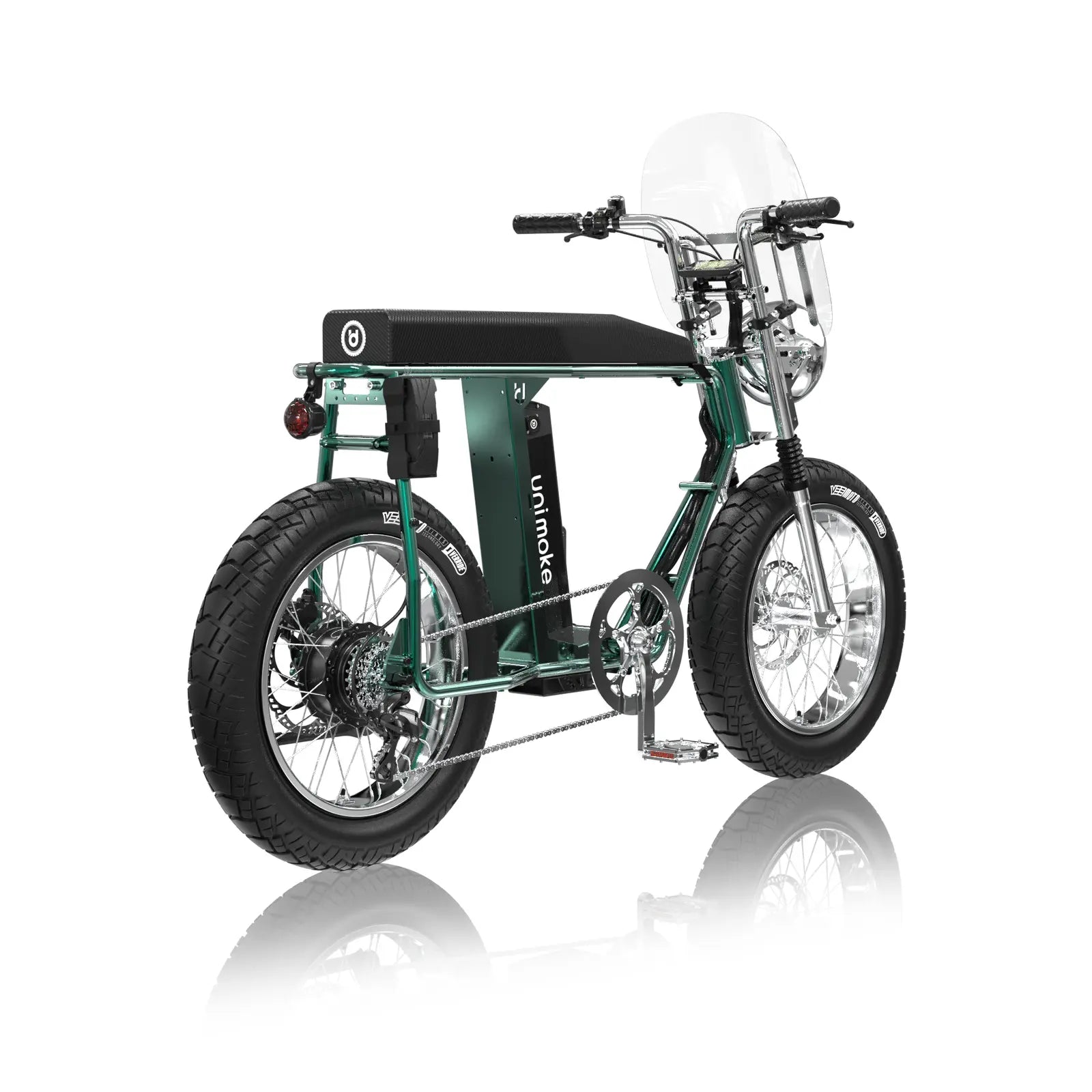 Unimoke 風切造型組融合安全性、舒適性與復古造型元素，演繹獨特街頭騎乘風格。