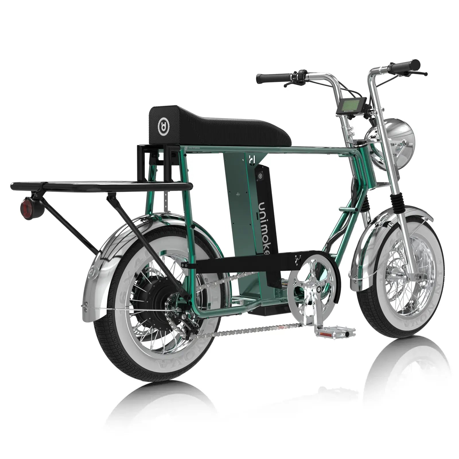 Unimoke minibike / miniswing 隨行搭檔組多角度展現經典外觀與舒適乘坐感。