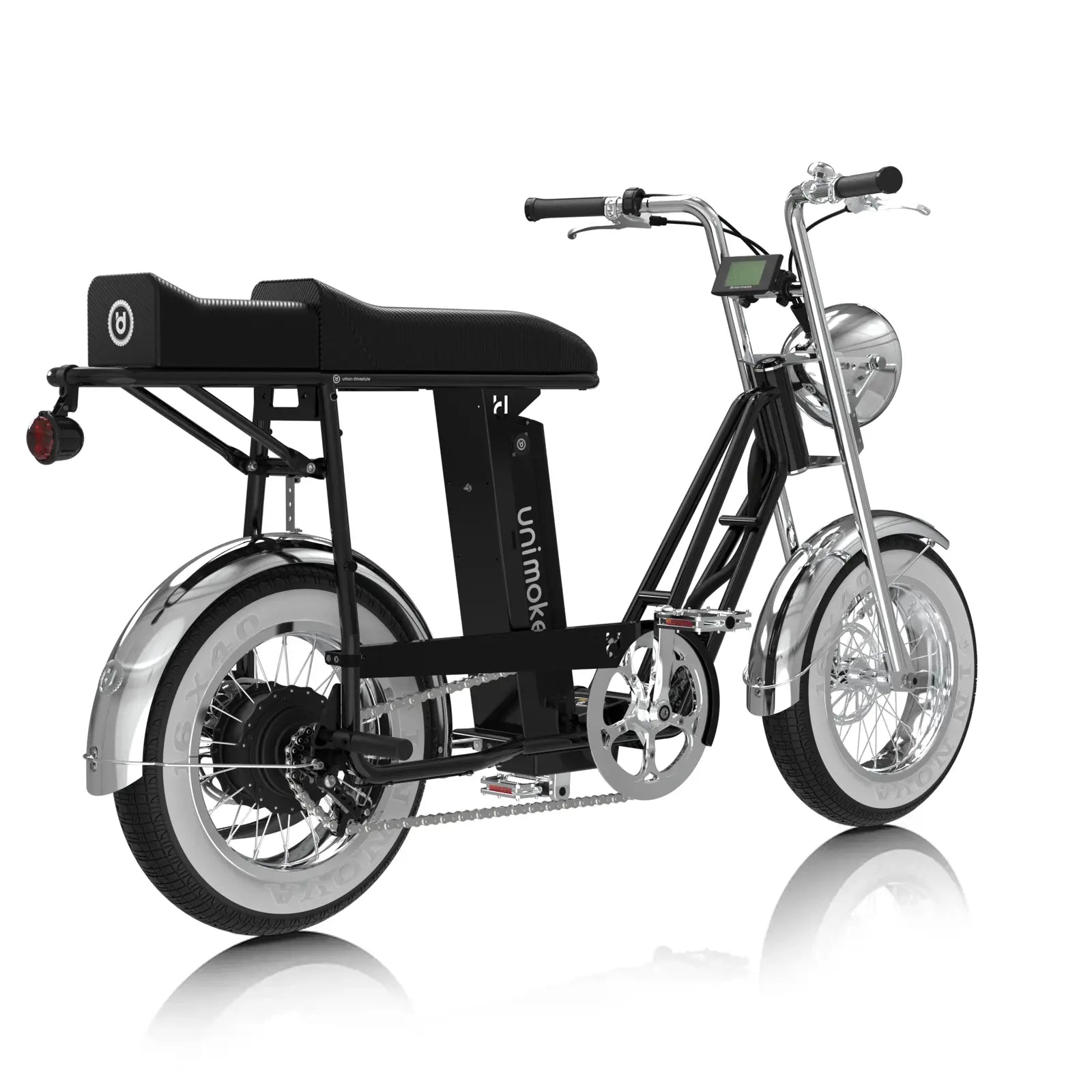 Unimoke minibike / miniswing 同行雙人組呈現雙人出遊的自在騎行風格。
