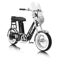Unimoke minibike / miniswing 追風旗艦組為 16 吋專屬升級配件套組，包含避震前叉、擋風鏡、鉚釘座墊、復古越野頭燈與泥除鏈蓋