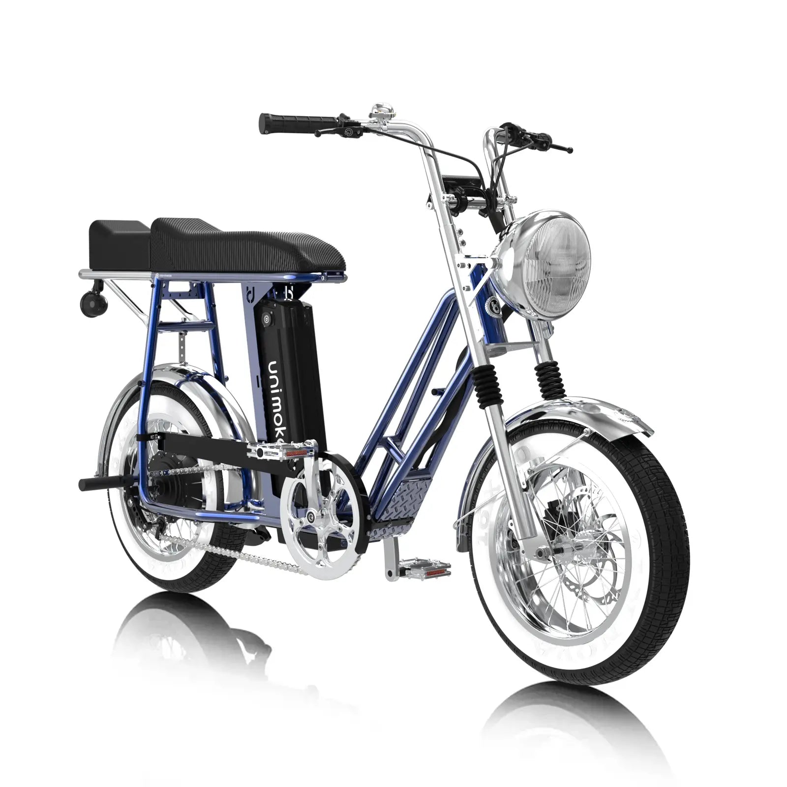 Unimoke minibike / miniswing 同行雙人組，為家庭共乘特別推出的組合方案，兼具實用性和外型