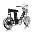 Unimoke minibike / miniswing 追風旗艦組不同視角展示，融合經典設計與現代騎行性能。
