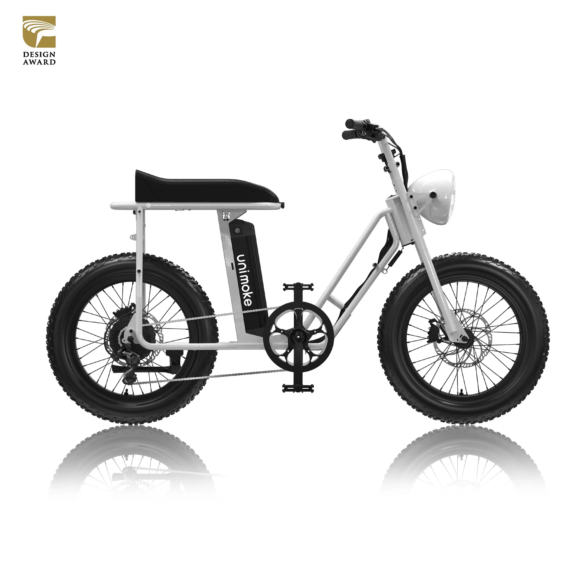Unimoke SW 經典珍珠白榮獲榮獲 2023 金點設計獎，具台灣合法上路閃電標章