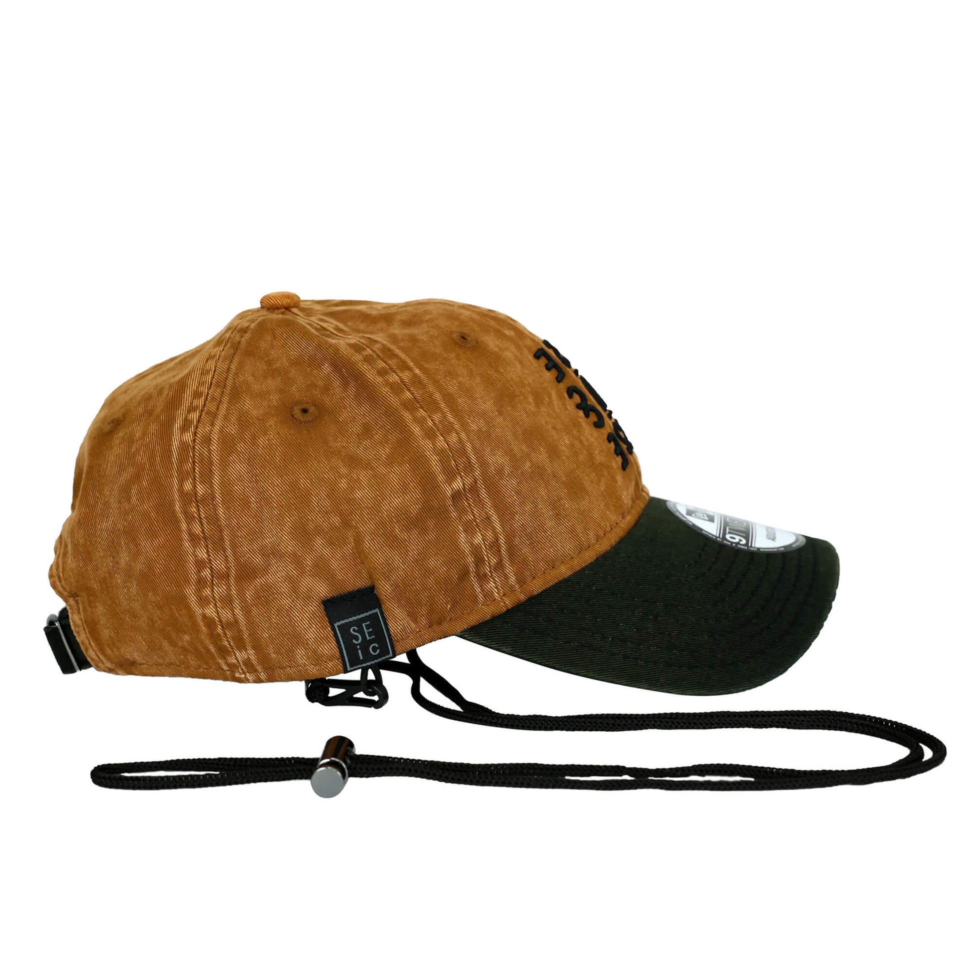 SEic × New Era 9TWENTY 水洗聯名帽 右正側面有 SEic 布標