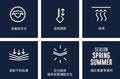 INCYLENCE Merino Strive 羊毛運動機能襪的標籤，標示了產品特性