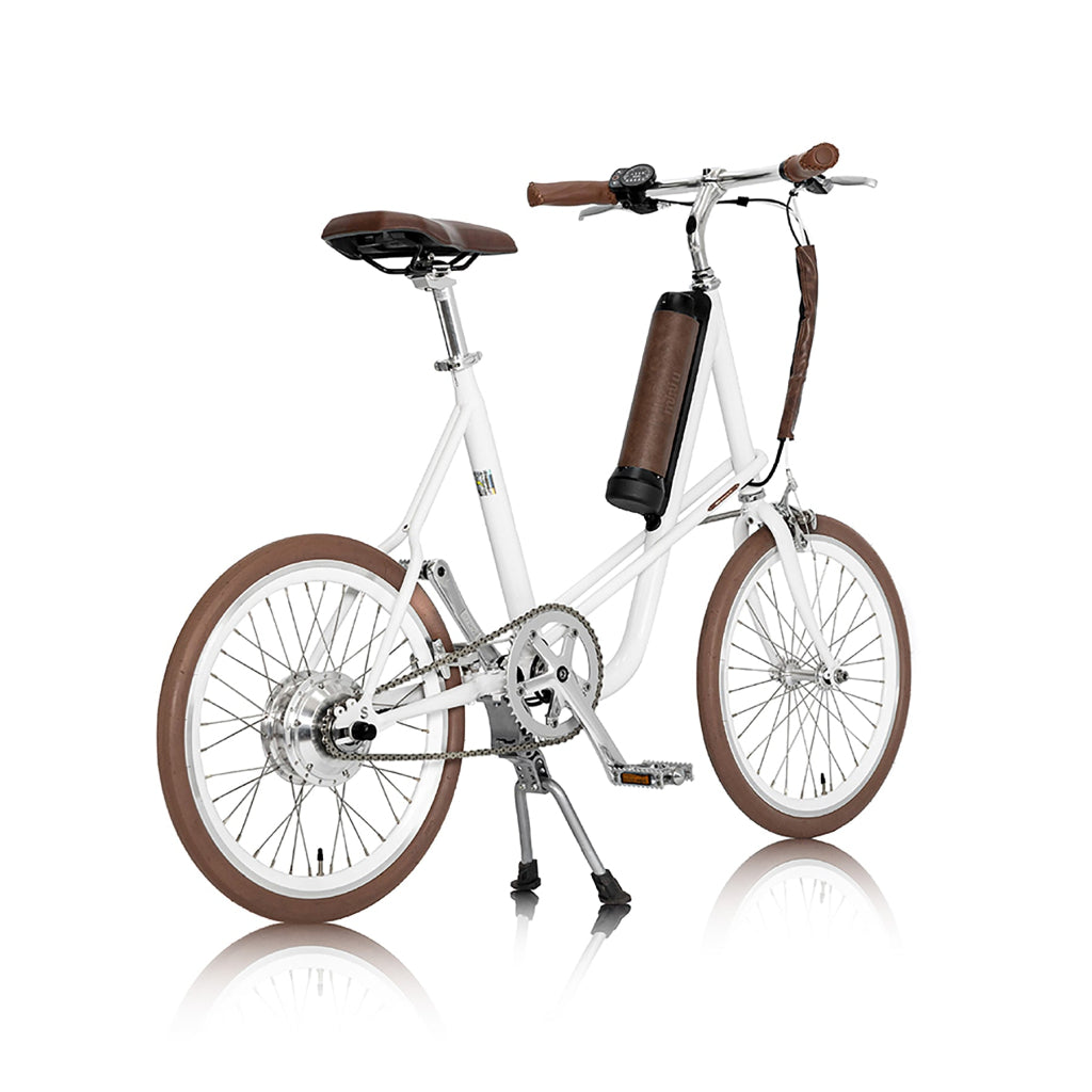 電動輔助自行車 SEic miniu 經典珍珠白，標配26800元