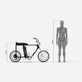 minibike 車身較低，適合女性騎乘，方便都市使用。