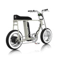 minibike 海鹽灰讓街頭探索與城市代步更有趣味。這是一台兼具風格與性能的迷你胖胎電動腳踏車。