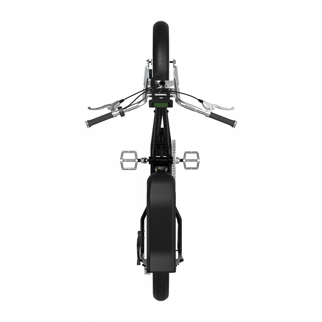 miniswing 珍珠黑使用低跨點設計，方便使用者上下車，騎行更輕鬆。