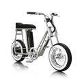 Unimoke miniswing 海鹽灰以低跨點設計結合 16 吋小輪徑與 4.0 胖胎，讓上下車更安全便利。