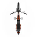 一台 Unimoke minibike 清漆火焰橘，16吋小型電輔車輕巧且更便於騎行，適合各種使用目的