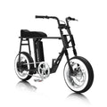 Unimoke minibike 消光黑以 1960 年代迷你摩托為靈感，結合 16 吋小輪徑與 4.0 胖胎，帶來靈活又穩定的騎行體驗