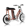 Unimoke miniswing 清漆火焰橘，標配升級含避震前叉及簡式後把手，搭配復古白邊胎