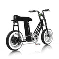 一台 Unimoke miniswing 消光黑，16 吋小型電輔車適合各種身高騎士騎乘，適用日常通勤使用