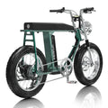 UrbanDrivestyle Unimoke MK 金龜綠標配升級包含避震前叉、轉向穩定器、座墊氣壓桿、配置 Urban Drivestyle 專屬鋁製銘飾板的雙電池擴充座