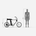 minibike 車身較低，適合女性騎乘，方便都市使用。