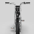 Unimoke minibike 珍珠採用分離式前叉，較低車身對於女性騎乘者更為友善