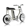 minibike 海鹽灰讓街頭探索與城市代步更有趣味。這是一台兼具風格與性能的迷你胖胎電動腳踏車。