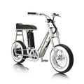 Unimoke miniswing 海鹽灰以低跨點設計結合 16 吋小輪徑與 4.0 胖胎，讓上下車更安全便利。